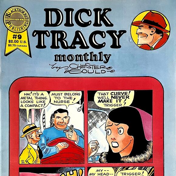 Dick Tracy Monthly #9, 1941 Reprints, Jan 1987, Blackthorne Comics, NM 9.4 - Picture 1 of 5